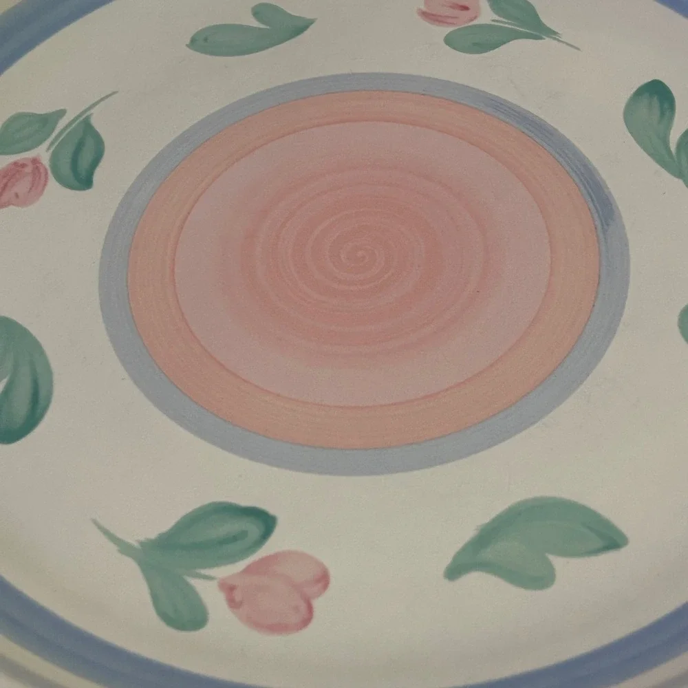 International Tableworks‎ Capri 9123 Stoneware Dinner Plates 4 Japan Floral